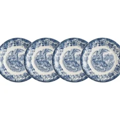 La Cartuja de Sevilla Set de 4 platos de postre colección Ceilán > Set Y Servicios|Platos
