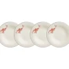 La Cartuja de Sevilla Set de 4 platos de postre colección Peces > Set Y Servicios|Platos
