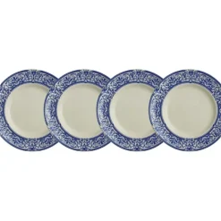 La Cartuja de Sevilla Set de 4 platos de postre colección 150 Aniversario > Set Y Servicios|Platos