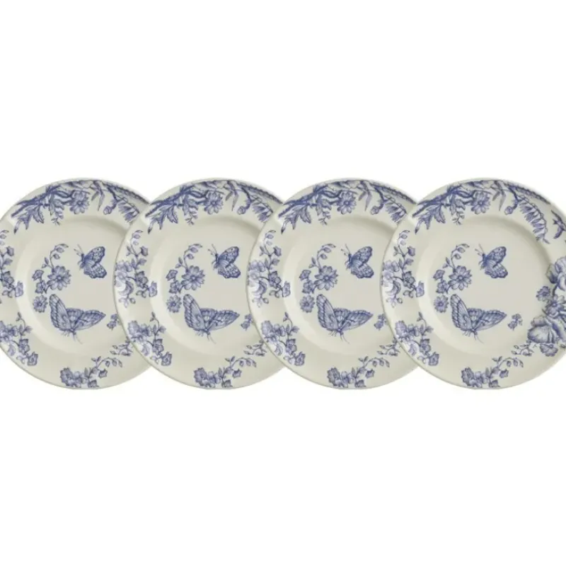 La Cartuja de Sevilla Set de 4 platos de postre colección Primavera > Set Y Servicios|Platos