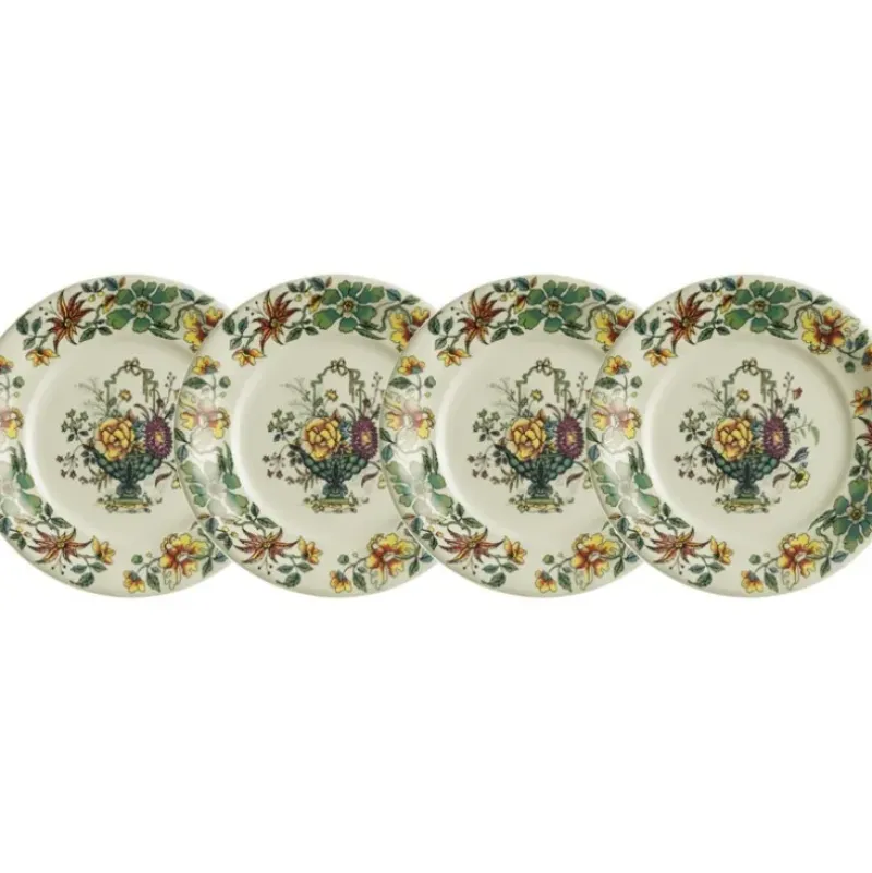 La Cartuja de Sevilla Set de 4 platos de postre colección Bellavista > Set Y Servicios|Platos
