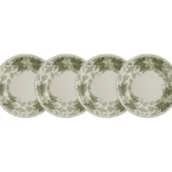 La Cartuja de Sevilla Set de 4 platos de postre colección Yedra > Set Y Servicios|Platos
