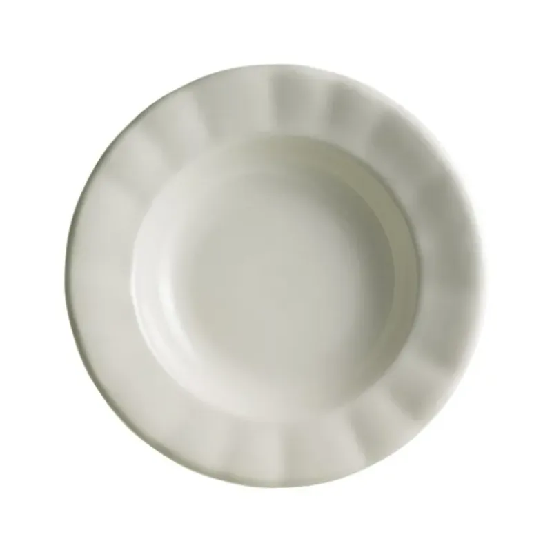 La Cartuja de Sevilla Set de 4 platos hondos colección Aurora Blanca > Set Y Servicios|Platos