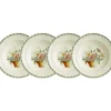 La Cartuja de Sevilla Set de 4 platos hondos colección Canasto Floral > Set Y Servicios|Platos