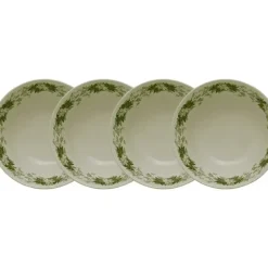 La Cartuja de Sevilla Set de 4 platos hondos colección Yedra > Set Y Servicios|Platos