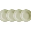 La Cartuja de Sevilla Set de 4 platos hondos colección Ochavada Blanca > Set Y Servicios|Platos