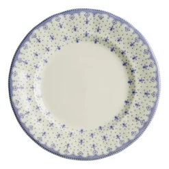 La Cartuja de Sevilla Set de 4 platos llanos 28 cm colección Flor de Lis Azul > Set Y Servicios|Platos