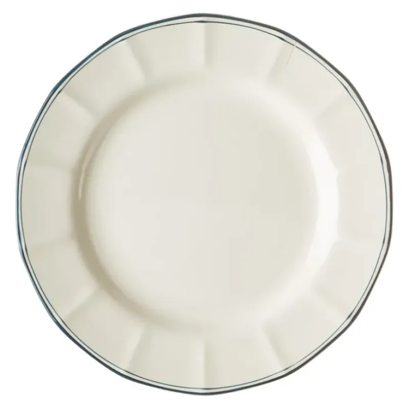 La Cartuja de Sevilla Set de 4 platos llanos 28 cm colección Basic Line Blue > Set Y Servicios|Platos