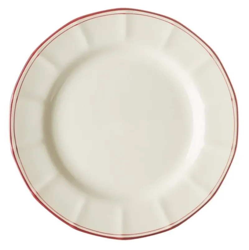 La Cartuja de Sevilla Set de 4 platos llanos 28 cm colección Basic Line Red > Set Y Servicios|Platos