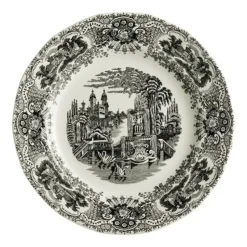 La Cartuja de Sevilla Set de 4 platos llanos 28 cm colección Negro Vistas > Set Y Servicios|Platos