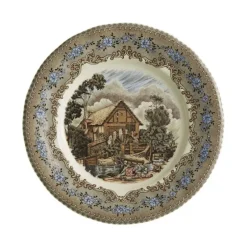 La Cartuja de Sevilla Set de 4 platos llanos colección Viejo Molino > Set Y Servicios|Platos
