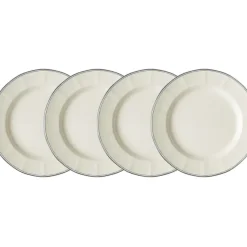 La Cartuja de Sevilla Set de 4 platos llanos colección Basic Line Blue > Set Y Servicios|Platos