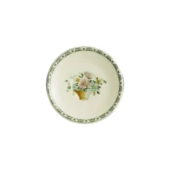 La Cartuja de Sevilla Set de 4 tazas de café con platillos colección Canasto Floral > Set De Tazas Con Platillos