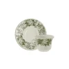 La Cartuja de Sevilla Set de 4 tazas de café con platillos colección Yedra > Set De Tazas Con Platillos