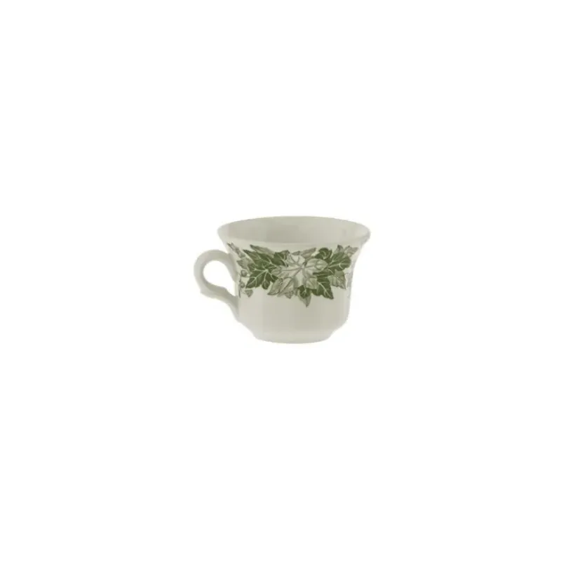 La Cartuja de Sevilla Set de 4 tazas de café con platillos colección Yedra > Set De Tazas Con Platillos
