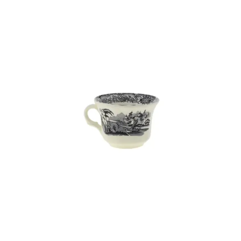 La Cartuja de Sevilla Set de 4 tazas de café con platillos colección Negro Vistas > Set De Tazas Con Platillos
