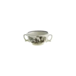 La Cartuja de Sevilla Set de 6 tazas de consomé con platillos colección Atenea > Set Y Servicios|Boles Y Tazas De Consomé