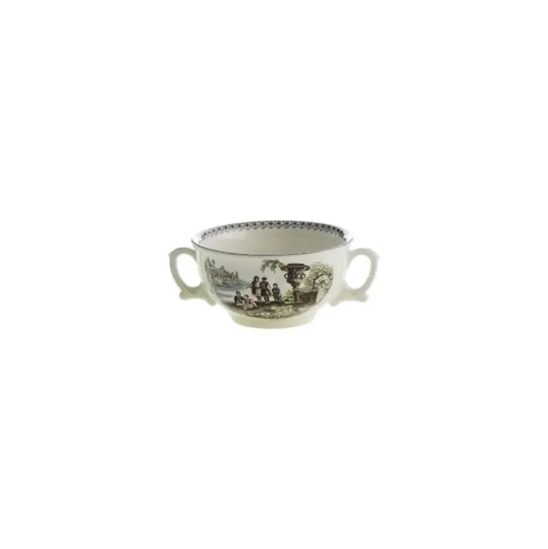 La Cartuja de Sevilla Set de 6 tazas de consomé con platillos colección Atenea > Set Y Servicios|Boles Y Tazas De Consomé