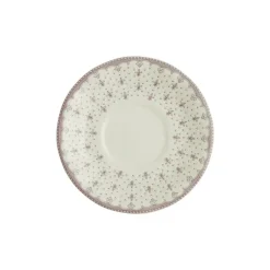 La Cartuja de Sevilla Set de 12 tazas de consomé con platillos colección Flor de Lis Rosa > Set Y Servicios|Boles Y Tazas De Consomé