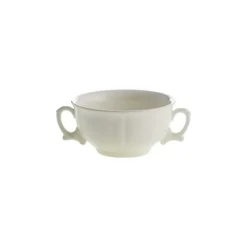 La Cartuja de Sevilla Set de 12 tazas de consomé con platillos colección Imperio Blanca > Set Y Servicios|Boles Y Tazas De Consomé