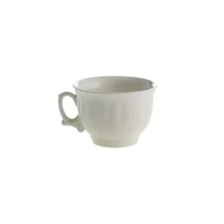 La Cartuja de Sevilla Set de 12 tazas de desayuno con platillos colección Aurora Blanca > Set De Tazas Con Platillos