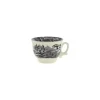 La Cartuja de Sevilla Set de 12 tazas de desayuno con platillos colección Negro Vistas > Set De Tazas Con Platillos