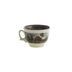 La Cartuja de Sevilla Set de 6 tazas de desayuno con platillos colección Viejo Molino > Set De Tazas Con Platillos