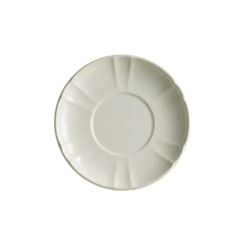 La Cartuja de Sevilla Set de 6 tazas de desayuno con platillos colección Imperio Blanca > Set De Tazas Con Platillos