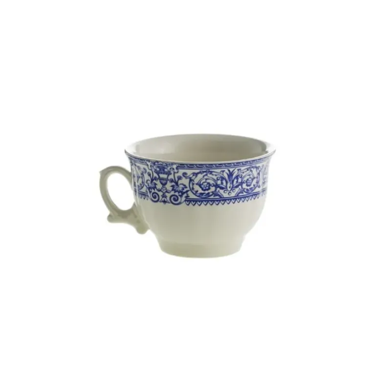 La Cartuja de Sevilla Set de 6 tazas de desayuno con platillos colección 150 Aniversario > Set De Tazas Con Platillos