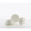 La Cartuja de Sevilla Set de 12 tazas de desayuno con platillos colección Imperio Blanca > Set De Tazas Con Platillos
