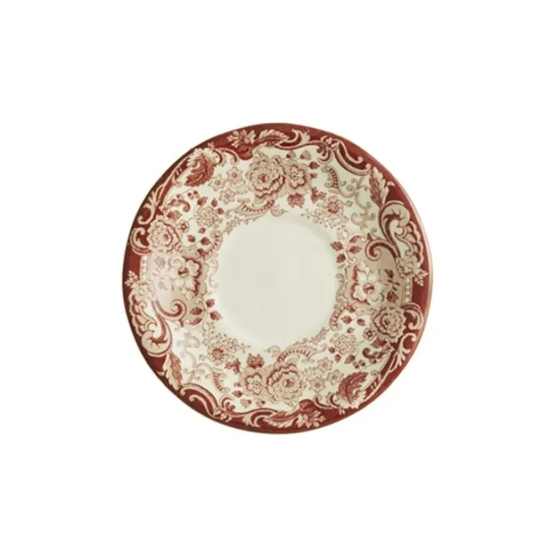 La Cartuja de Sevilla Set de 6 tazas de desayuno con platillos colección 202 Rosa > Set De Tazas Con Platillos