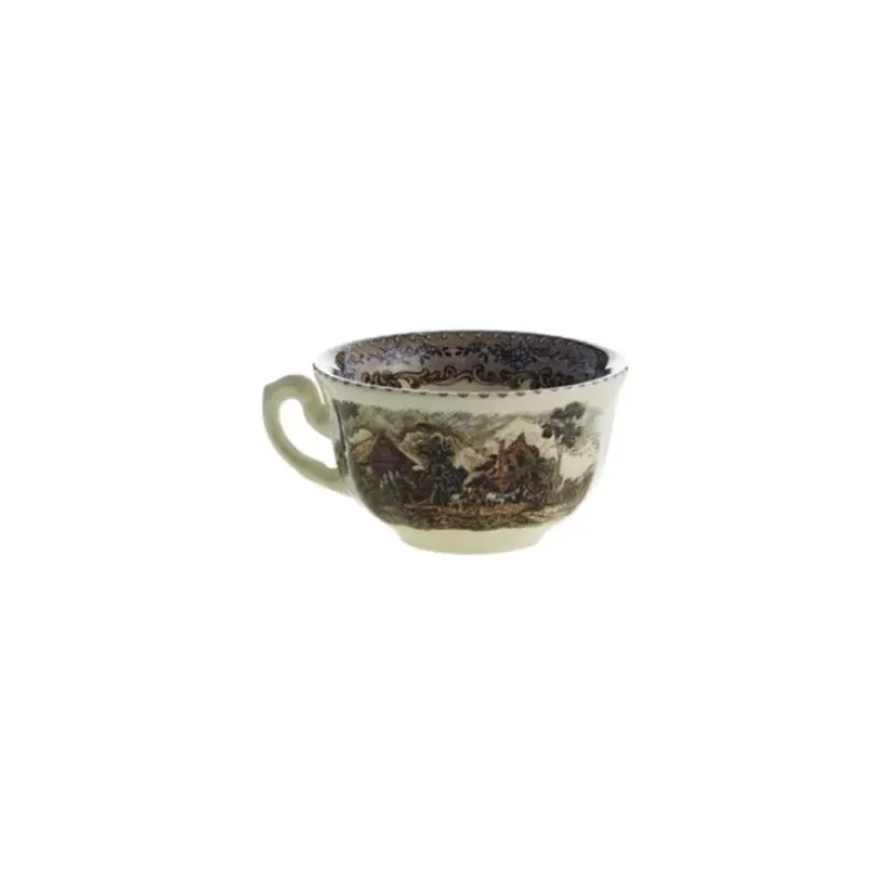 La Cartuja de Sevilla Set de 4 tazas de té con platillos colección Viejo Molino > Set De Tazas Con Platillos
