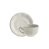 La Cartuja de Sevilla Set de 4 tazas de té con platillos colección Aurora Blanca > Set De Tazas Con Platillos