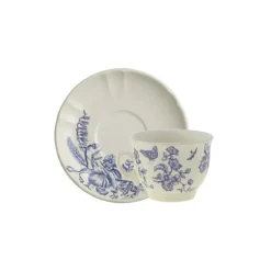 La Cartuja de Sevilla Set de 4 tazas de té con platillos colección Primavera > Set De Tazas Con Platillos