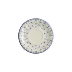 La Cartuja de Sevilla Set de 4 tazas de té con platillos colección Flor de Lis Azul > Set De Tazas Con Platillos