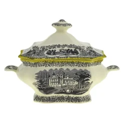 La Cartuja de Sevilla Sopera colección Negro Vistas Yellow by Aaron Stewart > Soperas