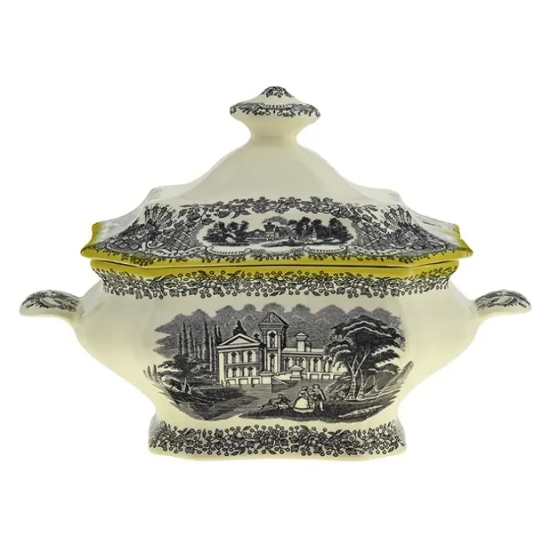 La Cartuja de Sevilla Sopera colección Negro Vistas Yellow by Aaron Stewart > Soperas