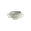 La Cartuja de Sevilla Taza de consomé colección Flor de Lis Azul > Boles Y Tazas De Consomé