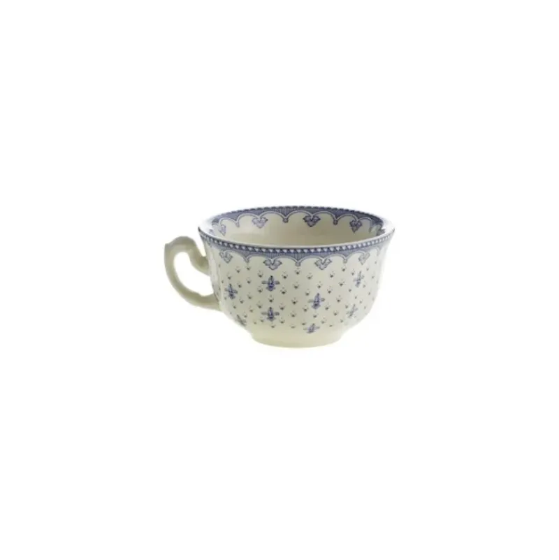 La Cartuja de Sevilla Taza de té colección Flor de Lis Azul > Tazas
