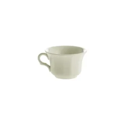 La Cartuja de Sevilla Taza de té colección Ochavada Blanca > Tazas