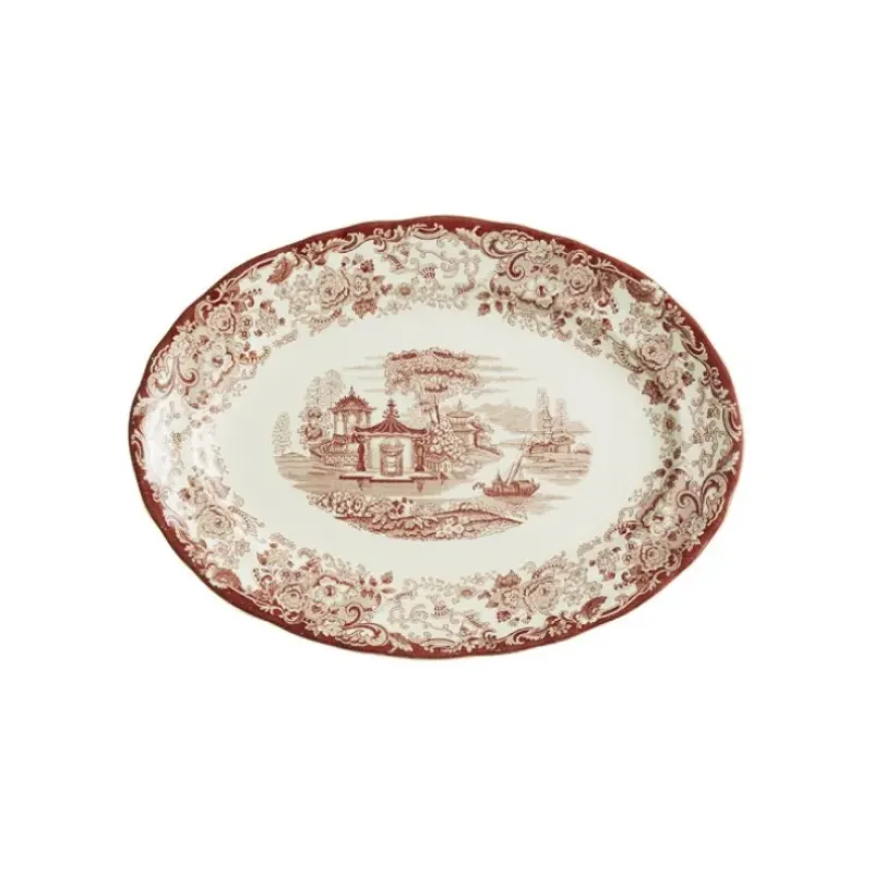 La Cartuja de Sevilla Vajilla completa de 42 piezas colección 202 Rosa > Vajillas