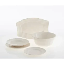 La Cartuja de Sevilla Vajilla completa de 20 piezas colección Imperio Blanca > Vajillas