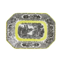 La Cartuja de Sevilla Vajilla completa de 42 piezas colección Negro Vistas Yellow by Aaron Stewart > Vajillas