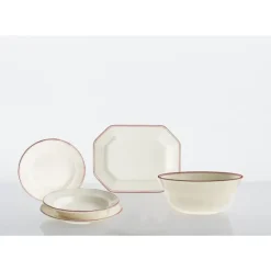 La Cartuja de Sevilla Vajilla completa de 20 piezas colección Basic Line Red > Vajillas