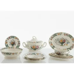 La Cartuja de Sevilla Vajilla completa de 56 piezas colección Bellavista > Vajillas