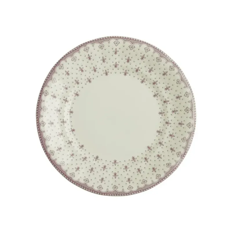 La Cartuja de Sevilla Vajilla completa de 20 piezas colección Flor de Lis Rosa > Vajillas