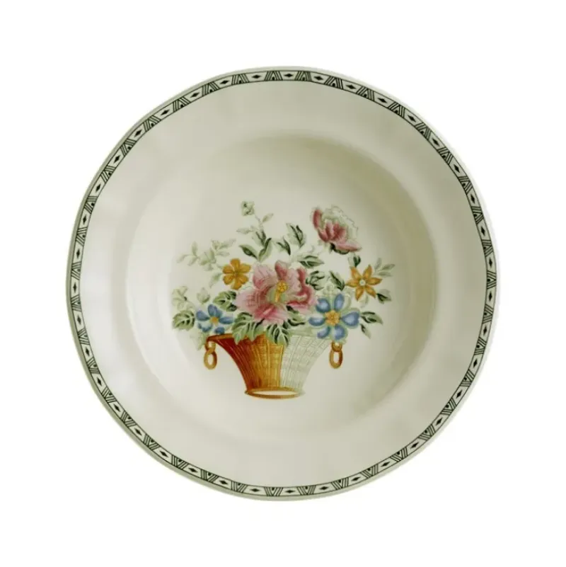 La Cartuja de Sevilla Vajilla completa de 20 piezas colección Canasto Floral > Vajillas